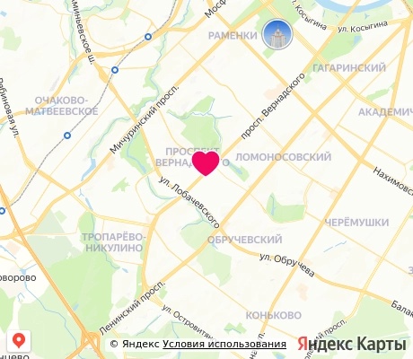 На карте