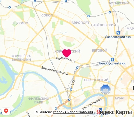 На карте