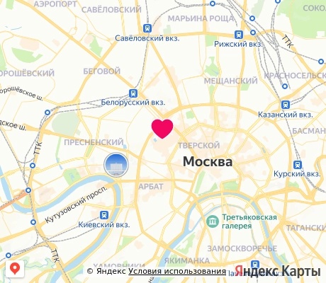 На карте