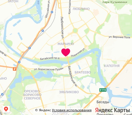 На карте