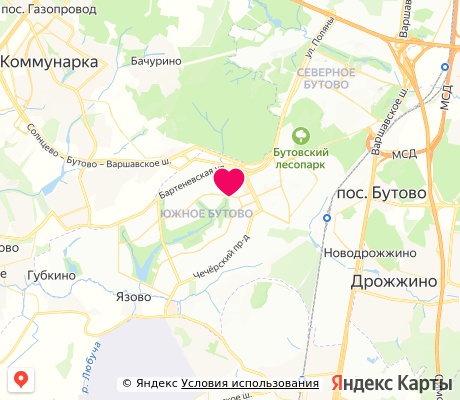 На карте