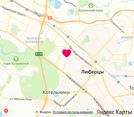 На карте