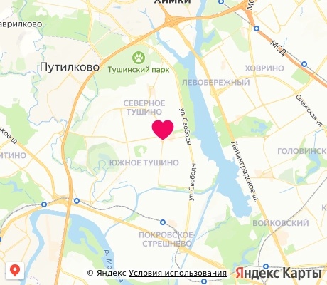 На карте
