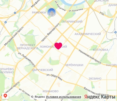 На карте
