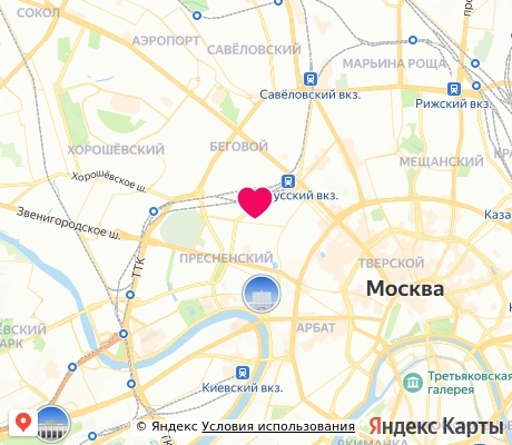 На карте