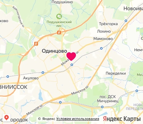 На карте