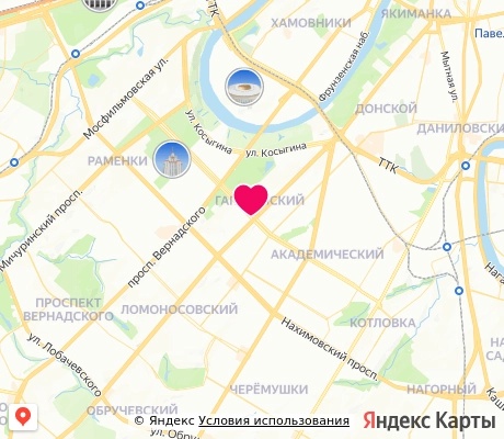 На карте