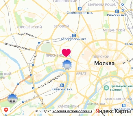 На карте