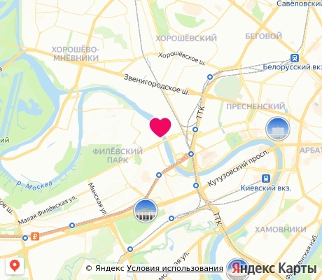 На карте