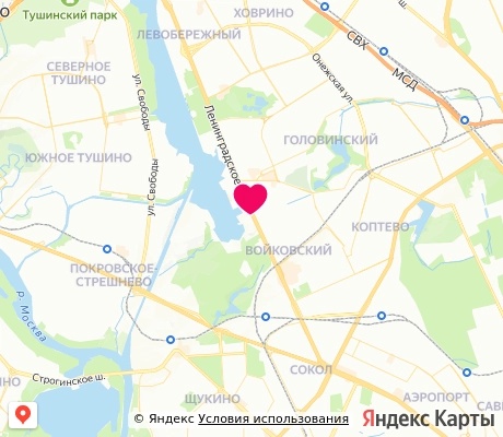 На карте