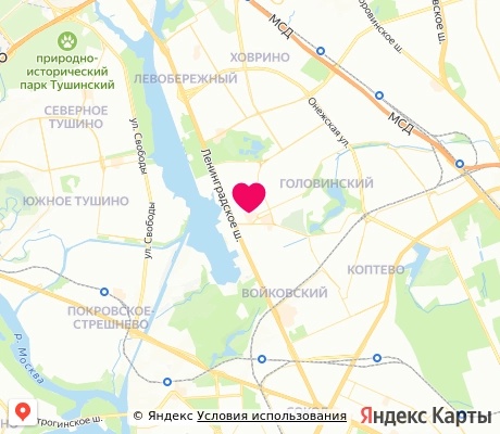 На карте