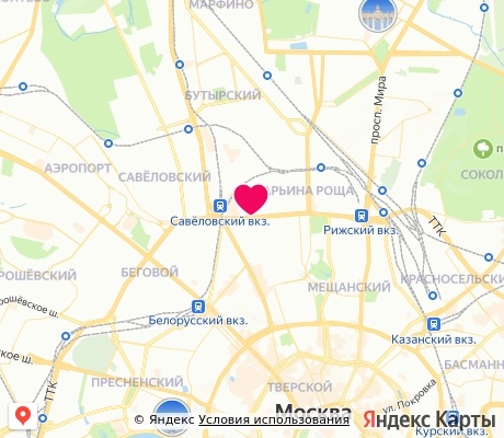 На карте