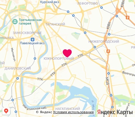 На карте