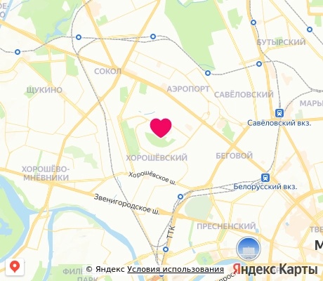 На карте