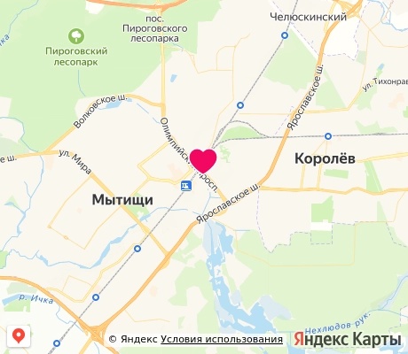 На карте