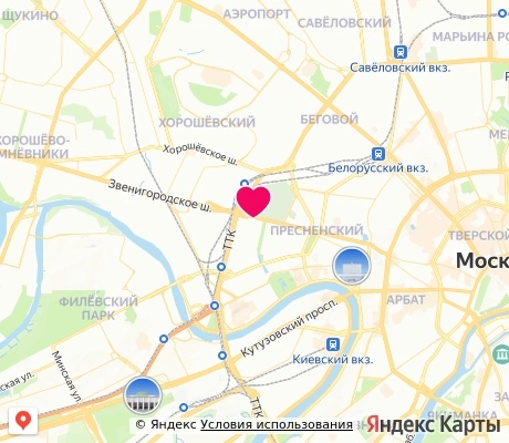 На карте