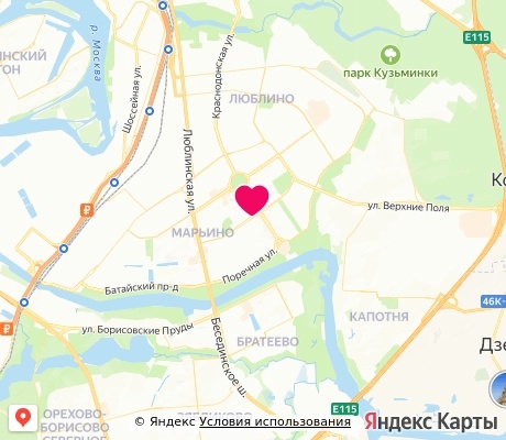 На карте