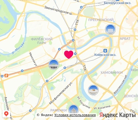 На карте