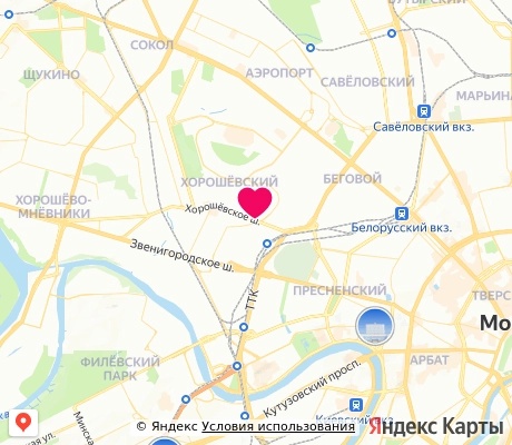 На карте