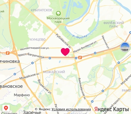 На карте