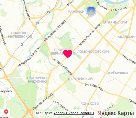На карте