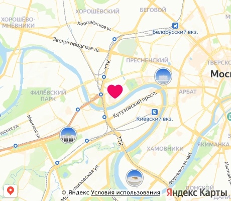 На карте