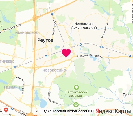 На карте
