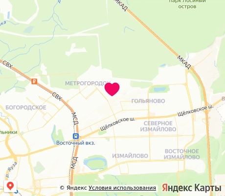 На карте