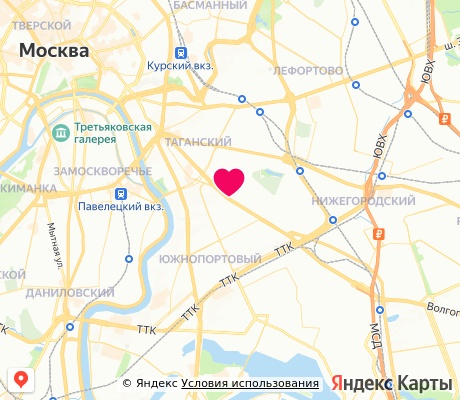 На карте