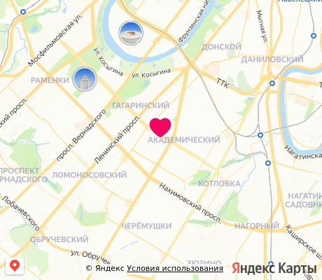 На карте