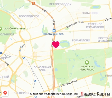 На карте