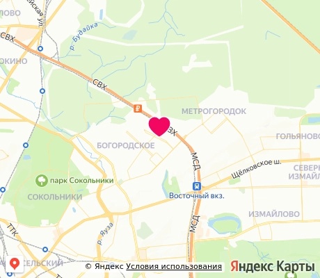 На карте