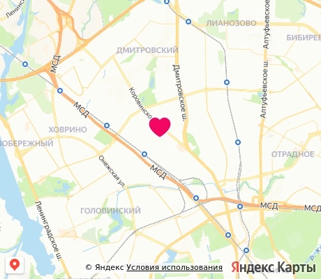 На карте