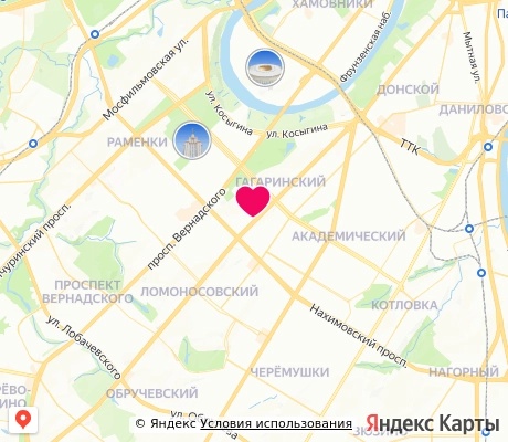 На карте
