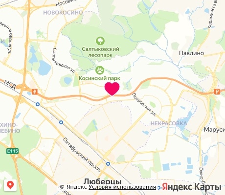 На карте