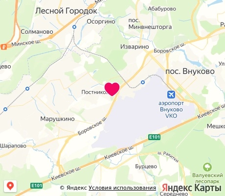 На карте