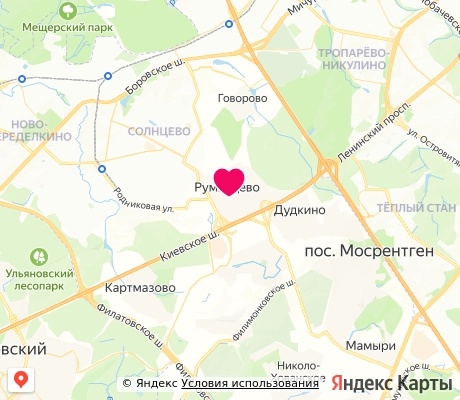На карте