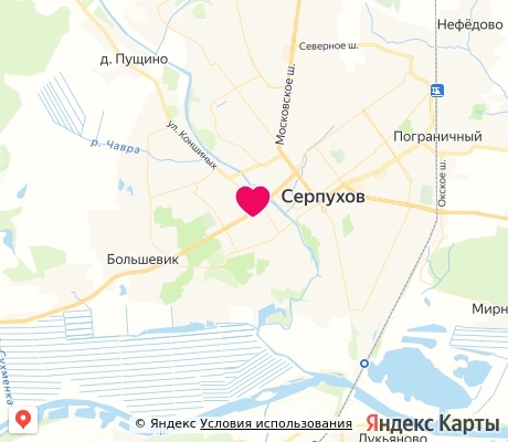 На карте