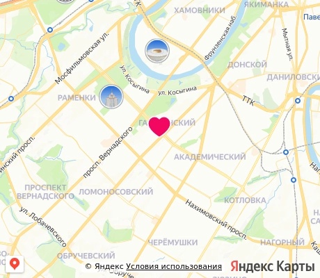 На карте