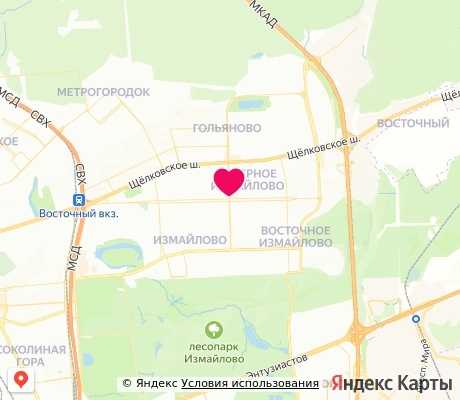 На карте