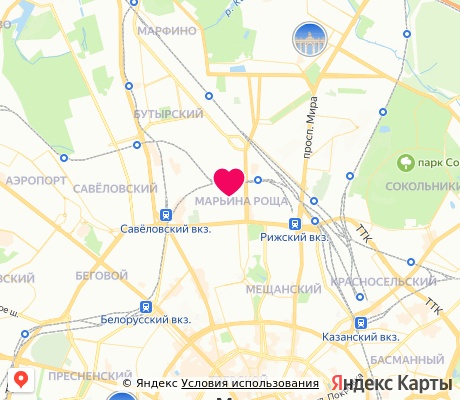 На карте