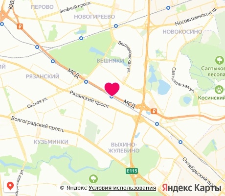 На карте