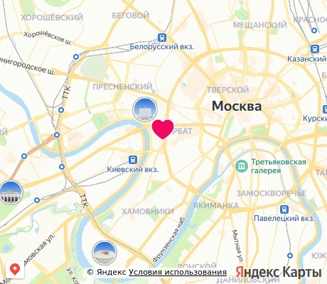 На карте