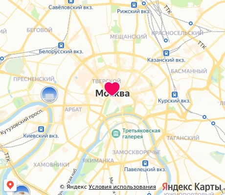 На карте