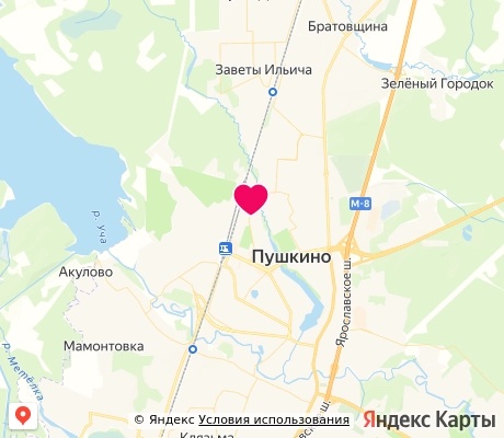 На карте