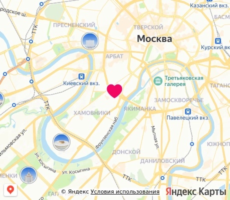 На карте