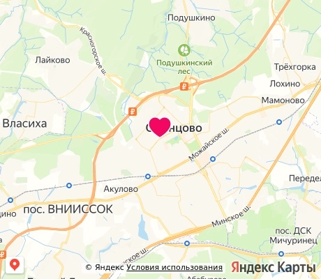 На карте