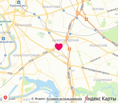 На карте