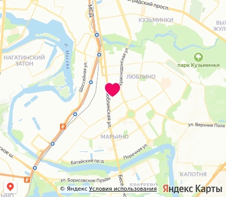 На карте