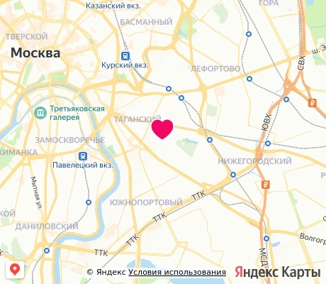 На карте